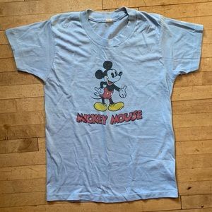 Vintage single stitch double-sided Mickey shirt
